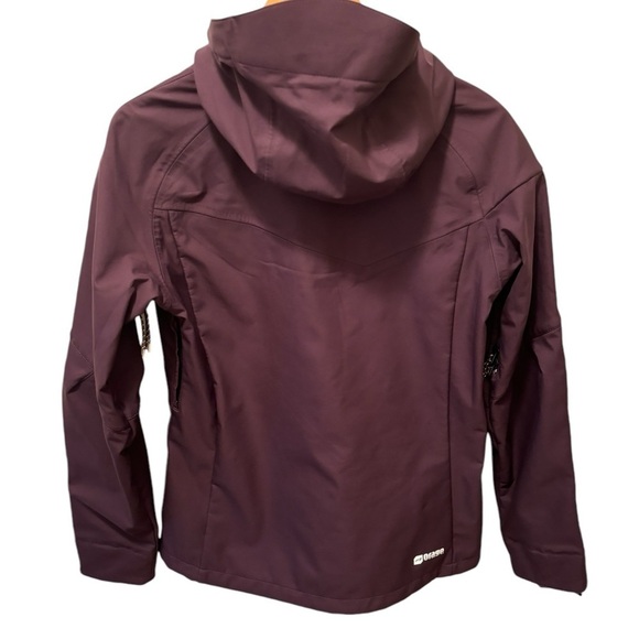 Orage Soft Shell Lightweight Ski Jacket Coat L Purple Fleece Lined Waterproof - Picture 2 of 12